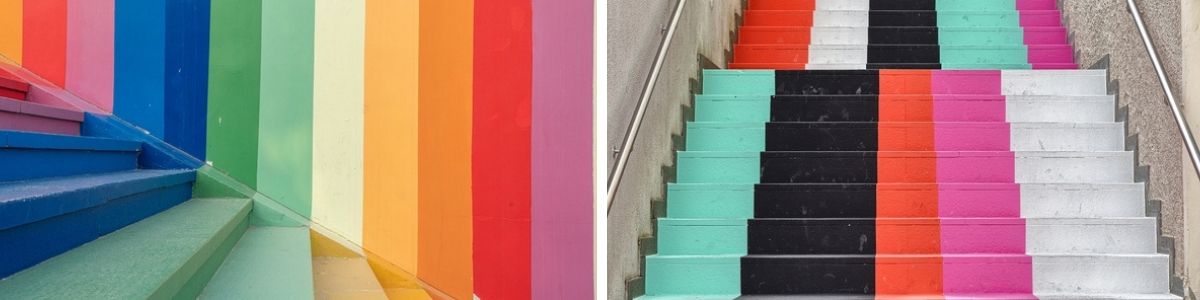 Colourful staircase ideas to brighten up your home